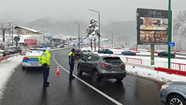 Trafic îngreunat pe DN1