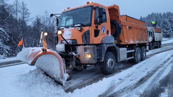 Ninge în continuare în estul Transilvaniei