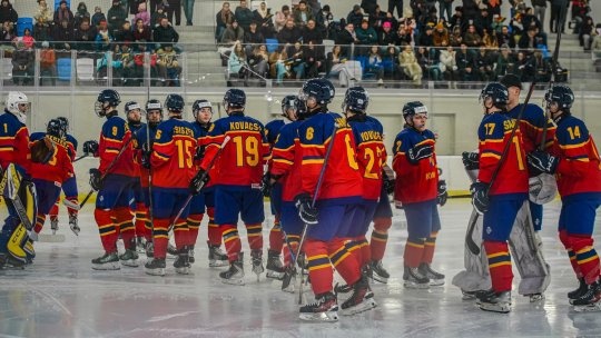 Hochei: Selecţionata României a învins formaţia Spaniei la CM U20