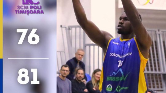 Prima victorie pentru Corona Brașov în Liga Națională de baschet masculin