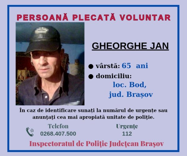 PERSOANĂ PLECATĂ VOLUNTAR