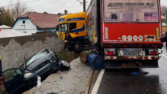 Accident rutier la Rotbav