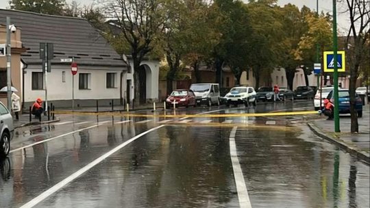 Accident pe str. Avram Iancu. Pieton lovit de mașină