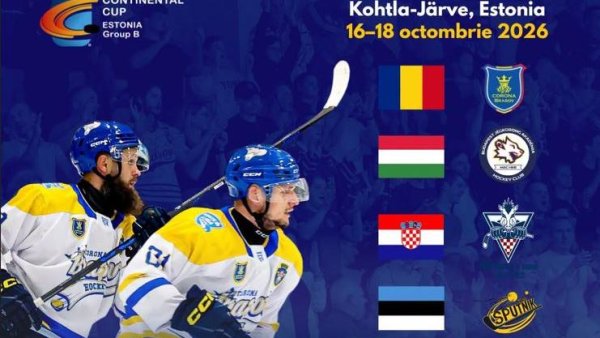 Hochei. Corona Brașov începe parcursul în ediția 2026-2027 a Cupei Continentale