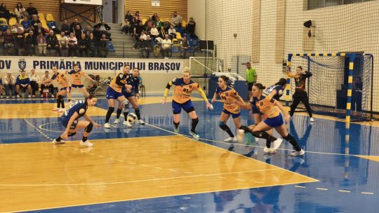 Handbal feminin. Corona Brașov a pierdut disputa cu CSM Tg. Jiu