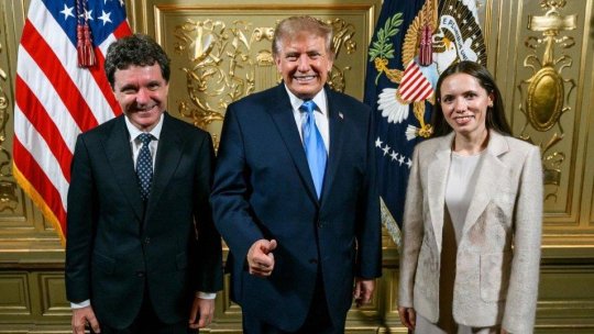 Nicuşor Dan, într-o fotografie alături de Donald Trump. „O onoare să-l întâlnesc” | FOTO