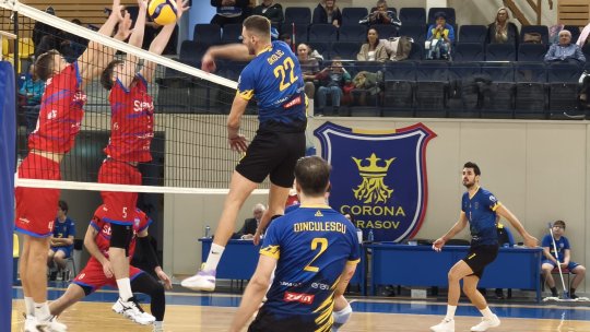 Volei masculin: Victorie pentru Corona Brașov în meciul cu Steaua București