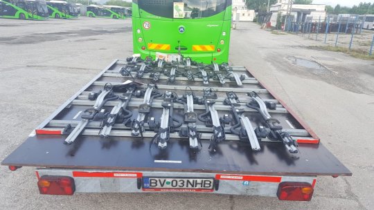 În perioada vacanței școlare, autobuzele de Poiană vor avea în continuare sistemele de transport biciclete