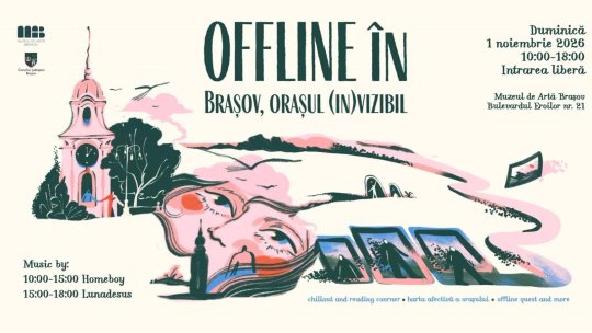 „Brașov, oraşul (in)vizibil”, o zi offline la Muzeul de Artă