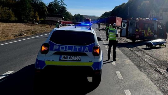 Accident rutier pe DN 1, între Perșani și Vlădeni