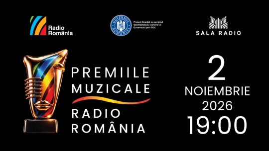 Premiile Muzicale Radio România revin la Sala Radio pe 2 noiembrie