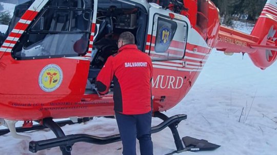 Persoană accidentată în zona Mălăiești. Intervine elicopterul SMURD