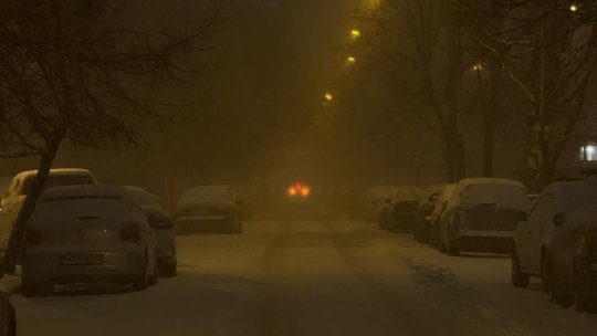 Capitala și județul Ilfov, sub cod roșu de ninsoare abundentă