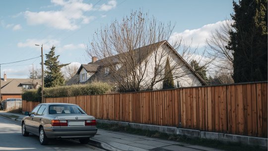 Mașina în curte, nu pe domeniul public