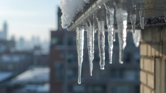 Ger și ninsori în mai multe zone ale țării