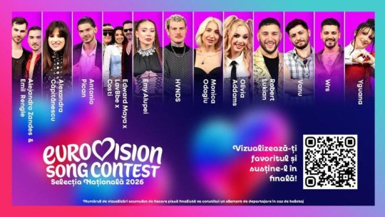 „Eurovision ești tu!” – Toți cei 12 finaliști ai Selecției Naționale, în podcast la București FM