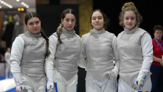 Floretă. România, cu brașoveanca Maria Leonte în echipă, locul 6 la Europenele de cadeți