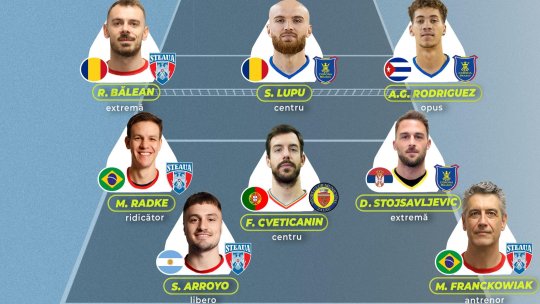 Volei. 3 jucători de la Corona, în echipa etapei