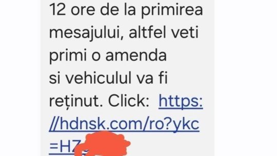 Avertisment CNAIR | Atenție la mesajele frauduloase privind plata rovinietei