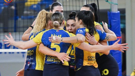 Volei feminin. Corona Brașov a pierdut duelul cu CSM București