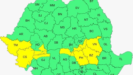 Revin ninsorile la munte. ANM a emis un nou cod galben