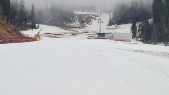 Mai multe pârtii din Poiana Brașov, închise parțial