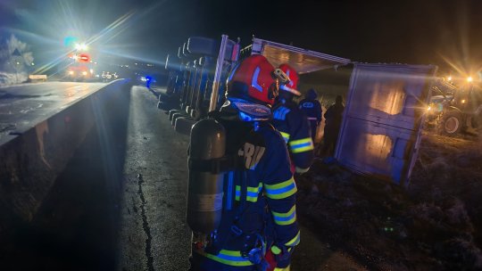 Accident pe DN13, în Hoghiz