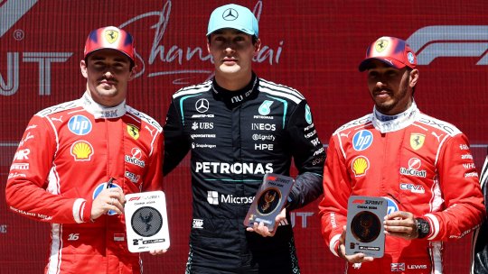 Formula 1. George Russell a câștigat cursa de sprint din China după un duel spectaculos cu Ferrari