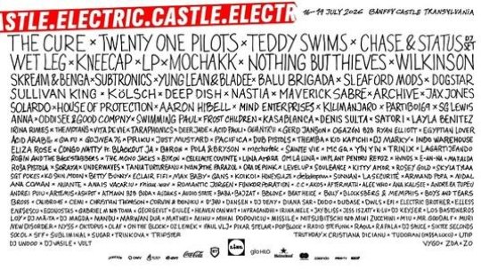 The Cure, twenty one pilots și Teddy Swims vin la Electric Castle