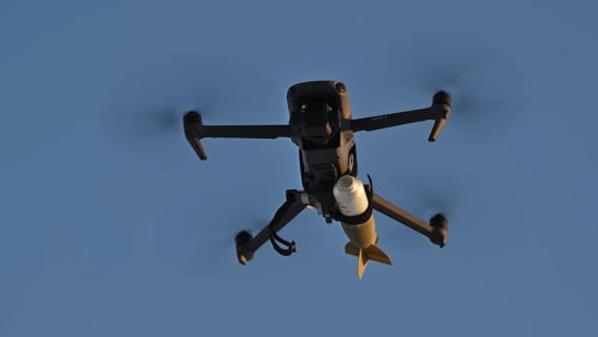 MApN: Dronă identificată, marți seară, în apropierea spațiului aerian românesc