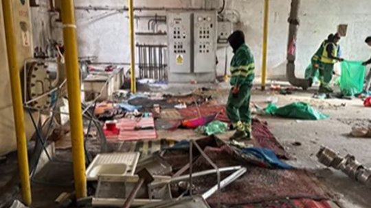 O centrala termică dezafectată a fost igienizată de echipele de salubrizare