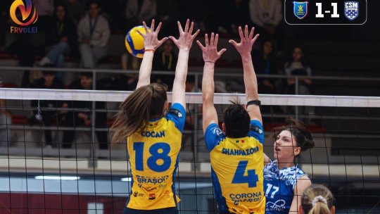 Volei feminin. Corona Brașov, înfrângere la București