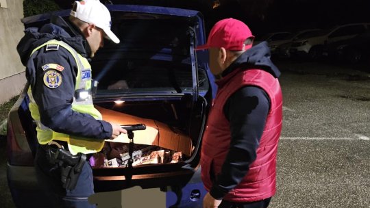 Captură de țigarete la Râșnov! Amendă record de 30.000 de lei după un control în trafic