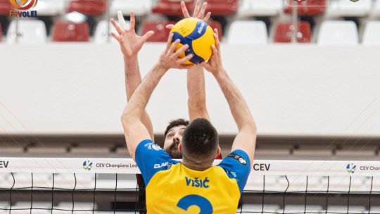 Volei masculin. Corona Brașov a pierdut primul meci din seria cu Dinamo