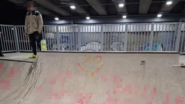 Amenzi de 6.000 de lei pentru doi tineri care și-au lăsat ”amprenta” pe skatepark-ul de la Fartec