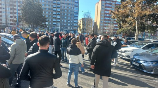 Protest al șoferilor de Uber și Bolt
