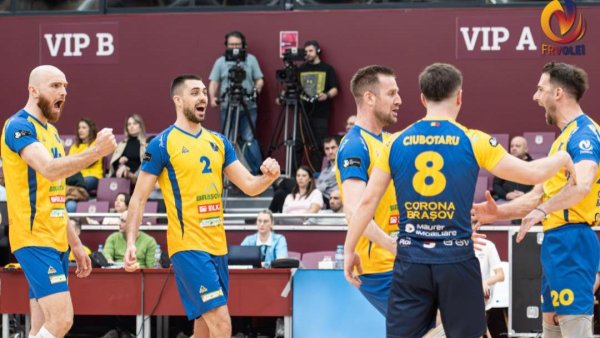 Volei masculin. Corona s-a impus în setul decisiv la Rapid