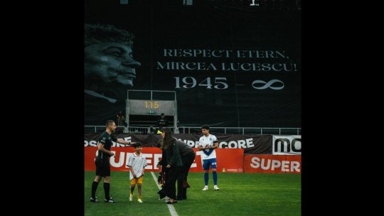 Fotbal. Nepoții lui Mircea Lucescu au dat lovitura de începere a meciului Rapid – FC Argeș