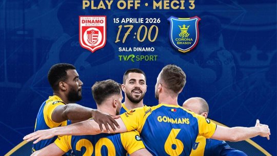 Volei masculin. Dinamo București - Corona Brașov, meci decisiv pentru semifinalele Diviziei A1