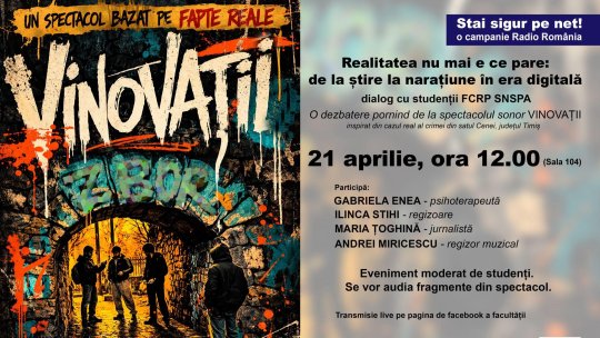 Două noi evenimente în cadrul campaniei „Stai sigur pe net”, dedicate educației media și combaterii dezinformării în rândul tinerilor