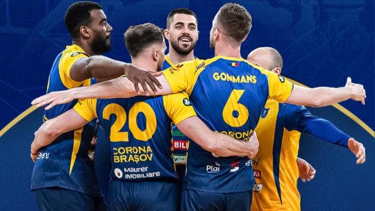 Volei masculin. Corona Brașov s-a oprit în sferturile Diviziei A1