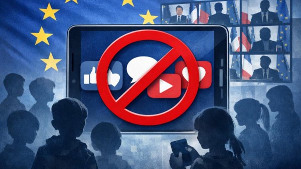 Preşedintele Franţei invită liderii europeni la o videoconferinţă cu tema interzicerii accesului minorilor la reţelele de socializare