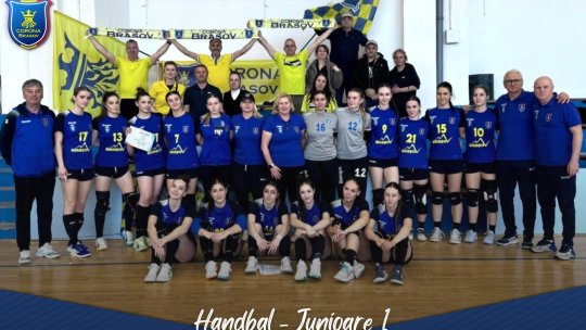 Handbal. Junioarele I de la Corona Brașov, calificare la turneul final