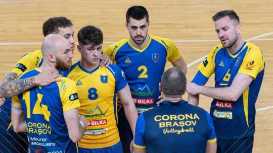 Volei masculin. Înfrângere pentru Corona Brașov