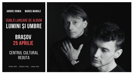 Andrei Irimia și Marius Manole ajung la Brașov cu un spectacol de excepție