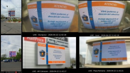 Panouri digitale pentru alerte, în București și în alte 17 orașe. MAI: „Unele mesaje nu vor fi transmise și prin RO-Alert”