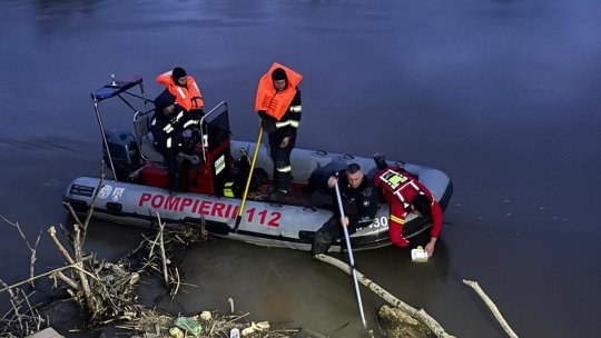 Căutări în desfășurare pe râul Olt. Persoană posibil înecată
