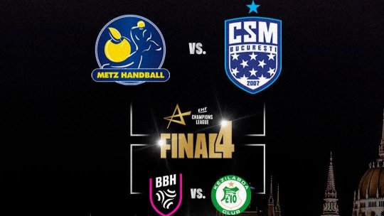 Handbal feminin: CSM Bucureşti - Metz, în semifinalele Ligii Campionilor