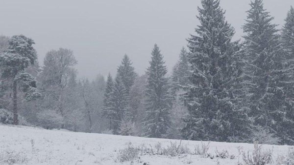 Ninsori şi precipitaţii mixte în Masivul Bucegi