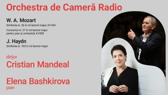 Mozart, la Sala Radio, cu apreciata pianistă Elena Bashkirova